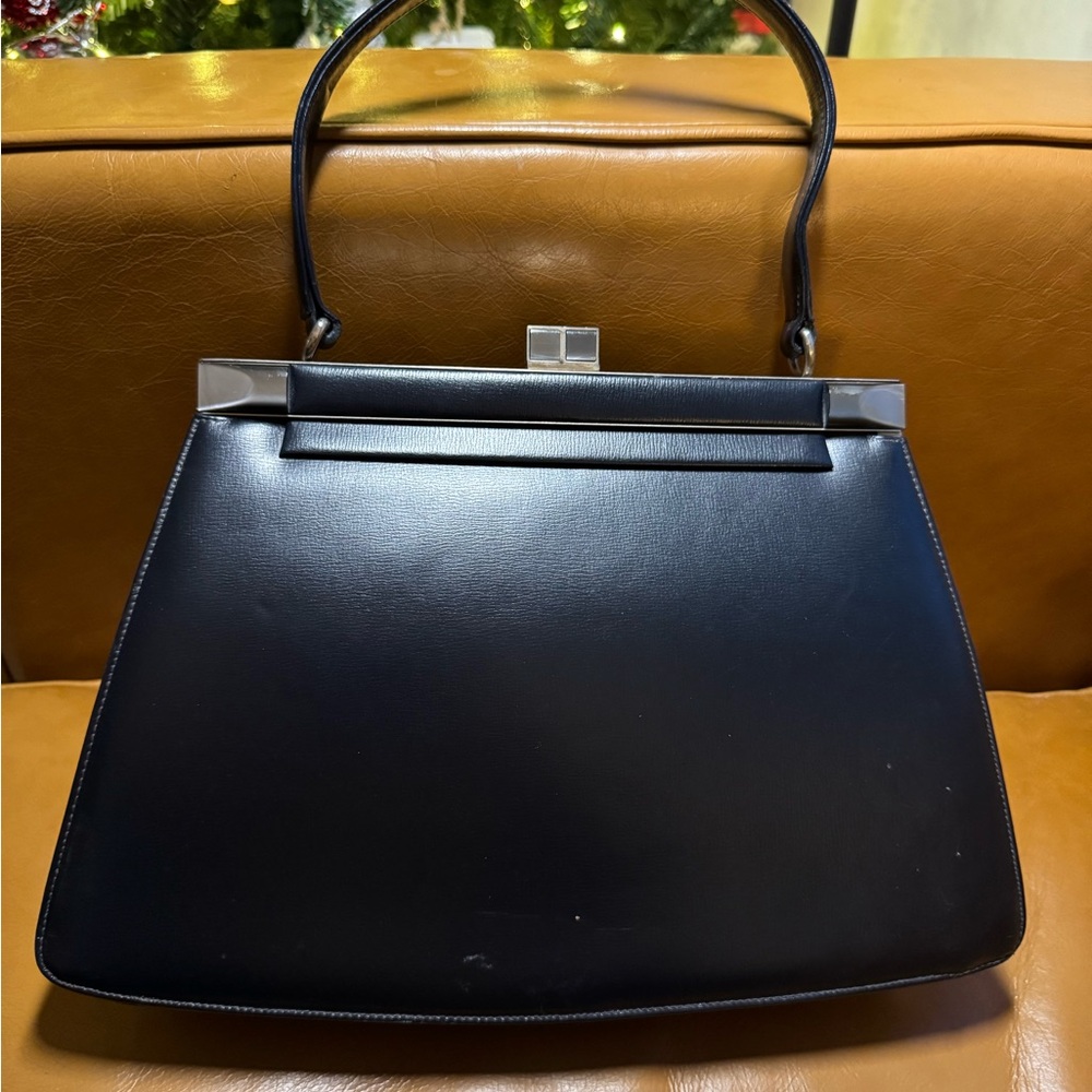 1960s Vintage Bernard Original structured handbag. Made in Canada